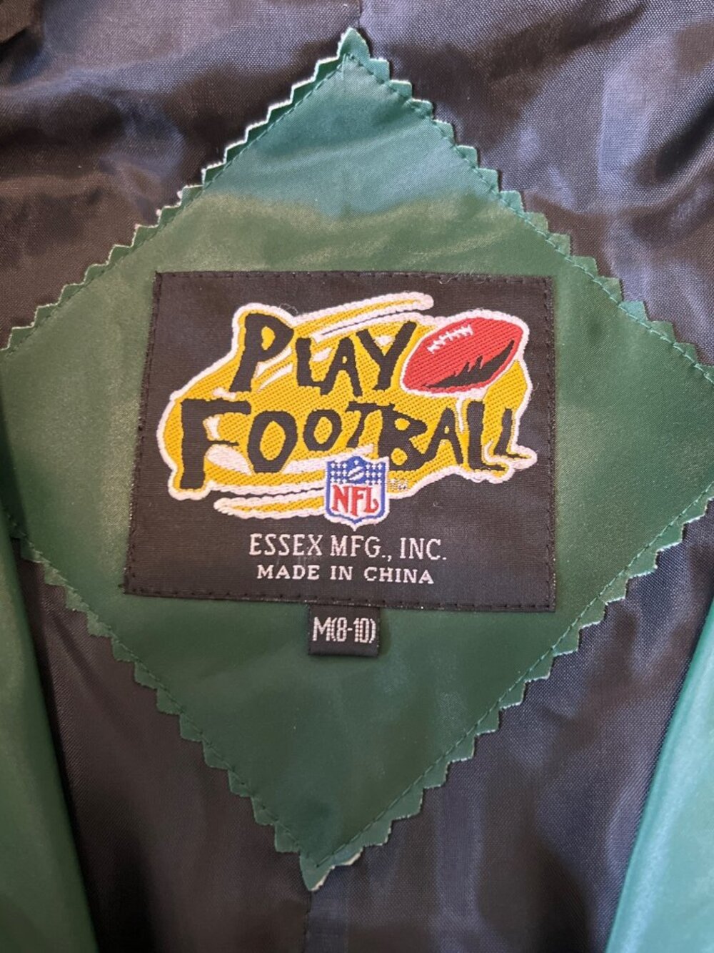 Vintage Play Football NFL NY Jets Youth Childrens Coat sz Medium 8/10 Boy Unisex - Picture 5 of 8